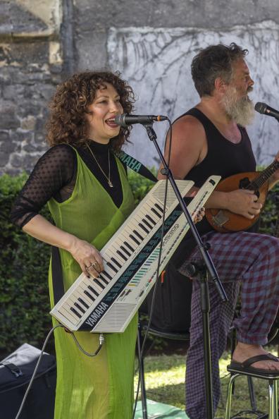 Charlotte & Reinhard op het Stadsmuzikantenfestival